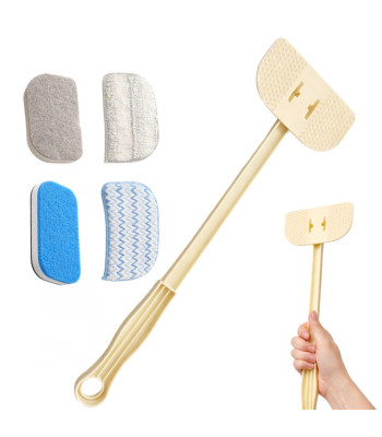 Daugiafunkcis valymo šepetys su rankena ir 4 antgaliais, 41 cm