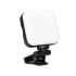 Mini LED RGB lemputė fotografavimui ir filmavimui su spaustuku, 5,5 W, 3000K–6500K, 150°