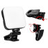 Mini LED RGB lemputė fotografavimui ir filmavimui su spaustuku, 5,5 W, 3000K–6500K, 150°