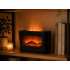 Oro drėkintuvas ir aromaterapinis difuzorius su LED liepsnos efektu, 19 × 14,5 × 9,5 cm