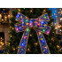 Šviečianti LED juostelė eglutei, violetinė ir auksinė, 40 LED, 4 m × 5 cm