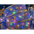 Šviečianti LED juostelė eglutei, violetinė ir auksinė, 40 LED, 4 m × 5 cm