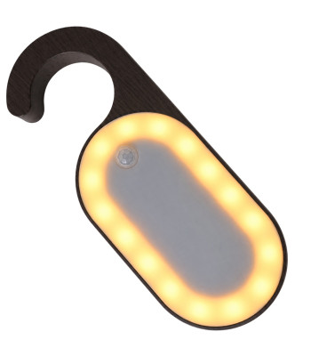 Naktinė LED lemputė su judesio jutikliu, USB-C įkrovimu ir pakabinimo kabliuku, šilta šviesa, 15 × 1,8 × 6 cm