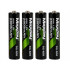 Įkraunamieji AAA akumuliatoriai Ni-MH, 4 vnt. – 1,2 V, 2800 mAh