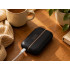 Magnetinis elektrinis rankų šildytuvas, USB, juodas, kišeninis, 2 viename