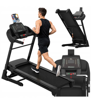 Elektrinis sulankstomas bėgimo takelis su reguliuojamu nuolydžiu, iki 135 kg, 16 km/h, JK1205