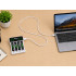 Akumuliatorių įkroviklis Maxday AA / AAA su LCD ekranu, 4 AAA akumuliatoriais ir USB-C kabeliu