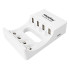 MAXDAY įkroviklis įkraunamiesiems AA ir AAA akumuliatoriams, 4 lizdų, USB-C, LED, 704A2, 9,4cm x 6,5cm x 2,6cm