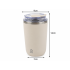 Savaime maišantis termopuodelis su USB maišikliu, smėlio spalvos, 350 ml