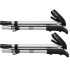 Sulankstomos reguliuojamos trekkingo lazdos žygiams, sidabrinės, 14705_S, 35 cm / 137 cm