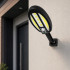 Saulės LED COB sieninis lauko šviestuvas su judesio jutikliu, 30 cm