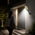 Saulės LED COB sieninis lauko šviestuvas su judesio jutikliu, 30 cm