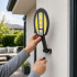 Saulės LED COB sieninis lauko šviestuvas su judesio jutikliu, 30 cm