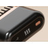 Belaidės plaukų tiesinimo šukos su USB-C įkrovimu, juodos, 8cm x 7cm x 3cm