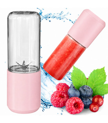 Belaidis USB trintuvas kokteiliams ir glotnučiams, 150W, 400ml, 22cm x 8cm