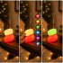 Kalėdinė silikoninė LED lemputė – kojinė, USB, 3 švietimo režimai, 7 × 7 × 5 cm