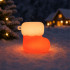 Kalėdinė silikoninė LED lemputė – kojinė, USB, 3 švietimo režimai, 7 × 7 × 5 cm