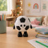 Silikoninė LED naktinė lemputė „Futbolo kamuolys“, 3 švietimo režimai, 12 × 13 cm