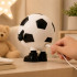 Silikoninė LED naktinė lemputė „Futbolo kamuolys“, 3 švietimo režimai, 12 × 13 cm