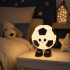 Silikoninė LED naktinė lemputė „Futbolo kamuolys“, 3 švietimo režimai, 12 × 13 cm