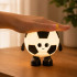 Silikoninė LED naktinė lemputė „Futbolo kamuolys“, 3 švietimo režimai, 12 × 13 cm