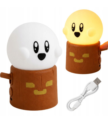 LED naktinė lemputė „Vaiduokliukas kelme“, USB-C, 2 režimai, 11 × 6 cm