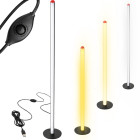 LED pastatomas grindų šviestuvas su 3 šviesos spalvomis ir reguliuojamu ryškumu, 100 cm