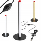 LED pastatomas grindų šviestuvas, 3 šviesos spalvos, reguliuojamas ryškumas, USB, 50 cm