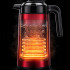 Belaidis elektrinis virdulys, raudonas ir juodas, 3,5 l, 1500 W