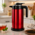 Belaidis elektrinis virdulys, raudonas ir juodas, 3,5 l, 1500 W