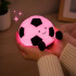 Silikoninė LED naktinė lemputė „Futbolo kamuolys“, RGB, valdoma lietimu, su laikmačiu, USB-C, 10 × 11 cm