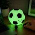 Silikoninė LED naktinė lemputė „Futbolo kamuolys“, RGB, valdoma lietimu, su laikmačiu, USB-C, 10 × 11 cm