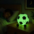 Silikoninė LED naktinė lemputė „Futbolo kamuolys“, RGB, valdoma lietimu, su laikmačiu, USB-C, 10 × 11 cm