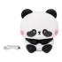 Silikoninė LED RGB naktinė lempa vaikams – panda, valdoma lietimu, įkraunama, 10,5 × 10,5 × 10 cm