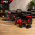 Akumuliatorinis grandininis pjūklas OPEX TOOLS su 2 akumuliatoriais ir lagaminu, OPX28015, 12″