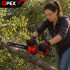 Akumuliatorinis grandininis pjūklas OPEX TOOLS su 2 akumuliatoriais ir lagaminu, OPX28015, 12″