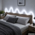 LED juosta su USB jungtimi, jungikliu ir lipniu pagrindu, šaltai balta šviesa, 5 V, 3 m