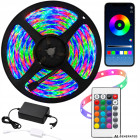 RGB LED juosta su pultu, programėle ir Music Sync funkcija, 10 m, 12 V, 5050RGB