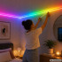RGB LED juosta su pultu, programėle ir Music Sync funkcija, 10 m, 12 V, 5050RGB