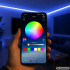 LED neoninė RGBIC juosta su Bluetooth, programėle, nuotolinio valdymo pultu ir USB, 5 m