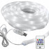 Lanksti neoninė RGBIC LED juosta su Bluetooth, programėle, nuotolinio valdymo pulteliu ir USB, 360°, 10 m