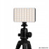 Kišeninė LED RGB-W fotografavimo lempa, 138 LED, 2700–6500 K, 12cm x 7cm x 2cm