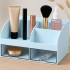 Stalo organizatorius kosmetikai ir kanceliarinėms priemonėms, mėlynas, 12 × 21 × 14 cm