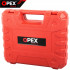 Akumuliatorinis bešepetėlinis gręžtuvas-suktuvas OPEX TOOLS su priedais ir lagaminu, OPX28032, 12 V, 2 × 2,0 Ah
