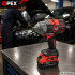 Akumuliatorinis smūginis veržliasukis su galvutėmis ir 2 akumuliatoriais, OPEX TOOLS OPX28039, 1000 Nm, 21 V, 3,0 Ah