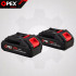 Akumuliatorinis lapų pūstuvas su surinkimo maišu OPEX TOOLS, 150 W, 21 V, OPX28022