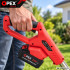 Akumuliatorinė žoliapjovė OPEX TOOLS su 2 akumuliatoriais ir 3 pjovimo priedais, 1200 W, 21 V, 3 Ah, 105–140 cm, OPX28025