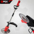 Akumuliatorinė žoliapjovė OPEX TOOLS su 2 akumuliatoriais ir 3 pjovimo priedais, 1200 W, 21 V, 3 Ah, 105–140 cm, OPX28025