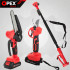Akumuliatorinių sodo įrankių rinkinys OPEX TOOLS 3 viename, sekatorius ir grandininis pjūklas, OPX28035, 21V, 6″