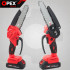 Akumuliatorinis grandininis pjūklas OPEX TOOLS su 2 akumuliatoriais, įkrovikliu ir lagaminu (OPX28026, 6", 21V)